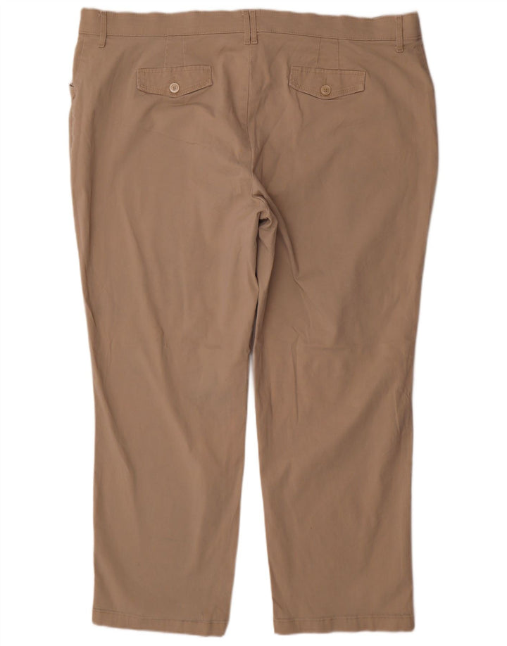 Lee Pantalon décontracté coupe confortable pour femme US 24 4XL W48 L30 Coton beige