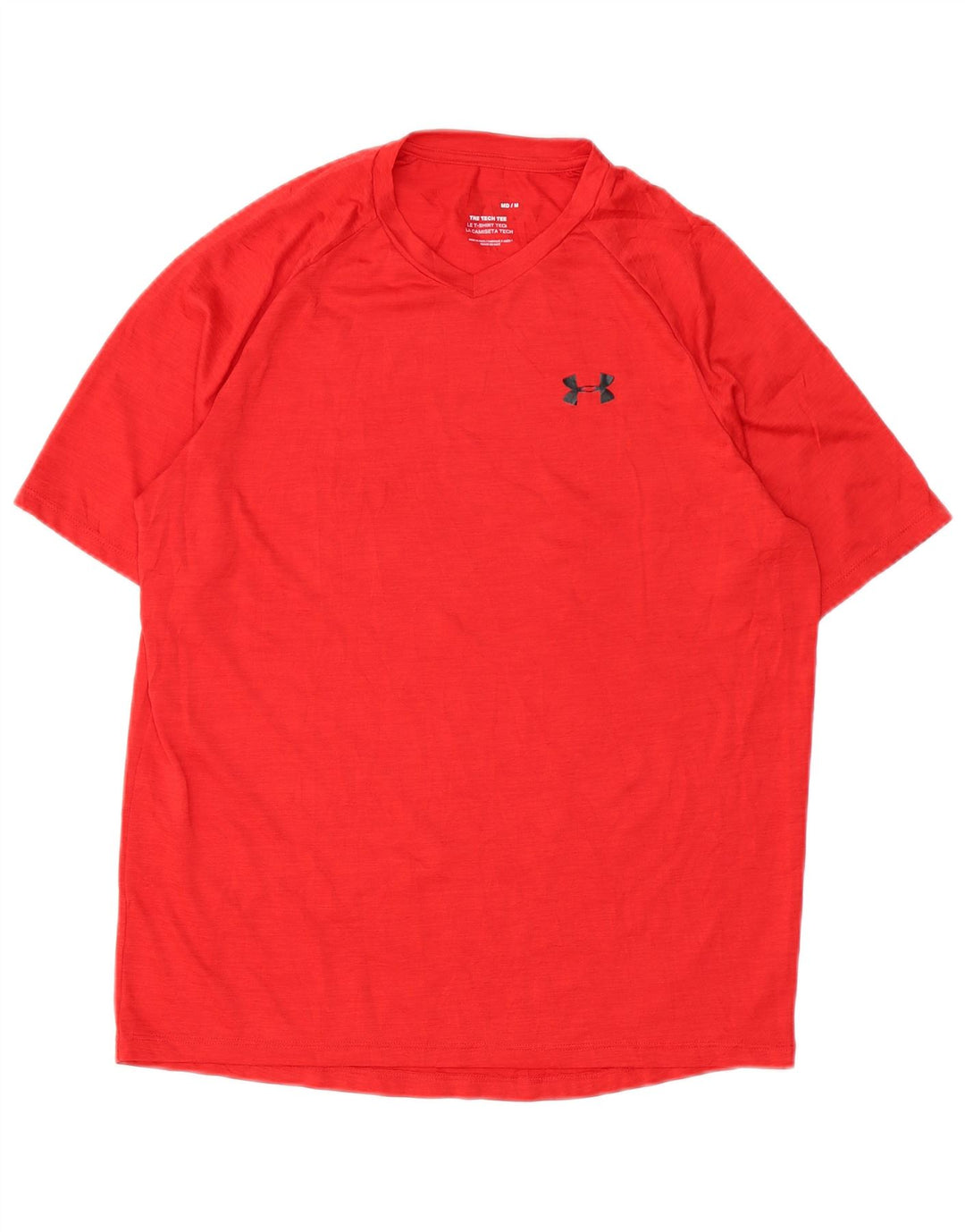 UNDER ARMOUR T-Shirt Homme Rouge Moyen Polyester