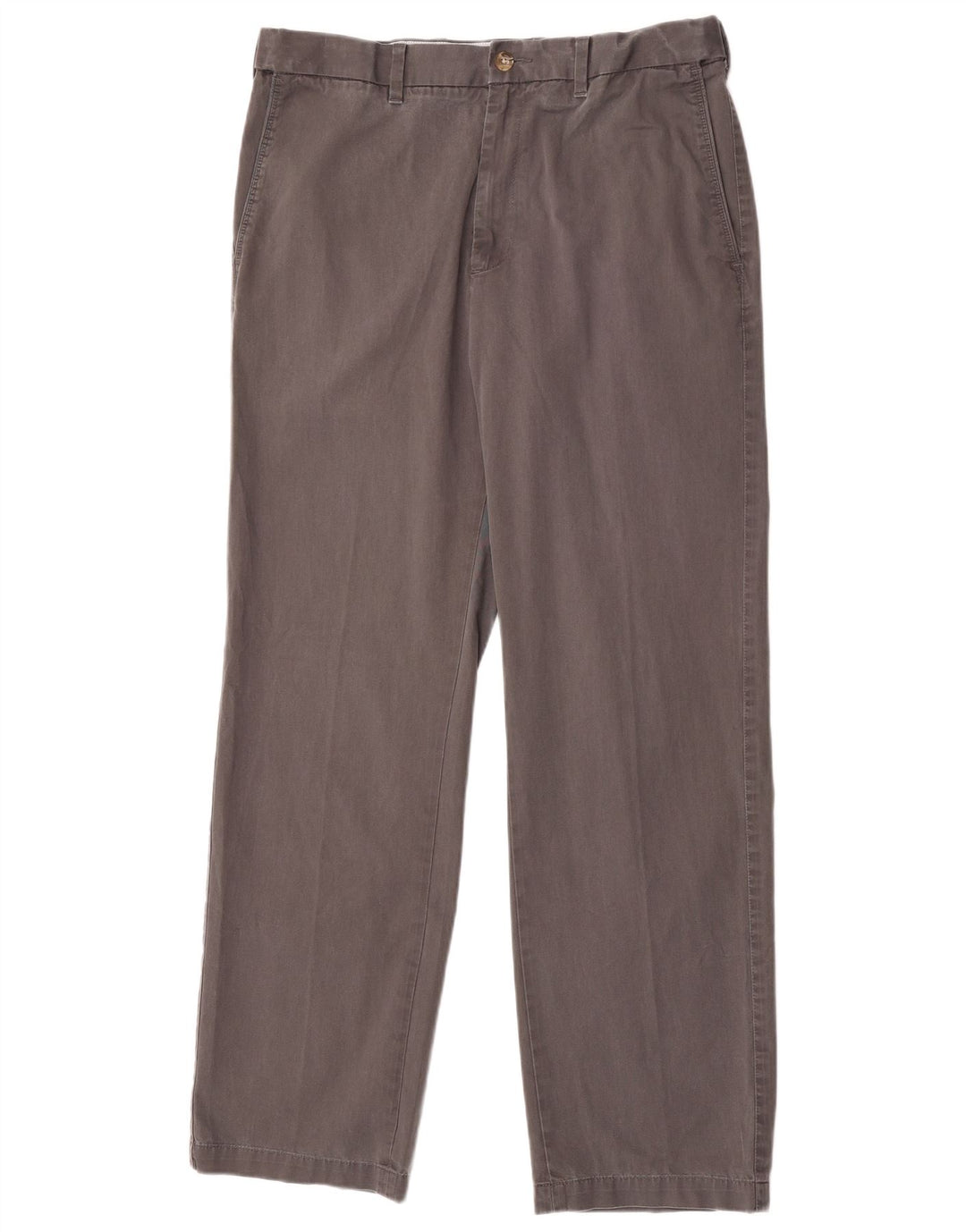Marks & Spencer Pantalon Chino Droit Blue Harbor Homme W34 L33 Gris