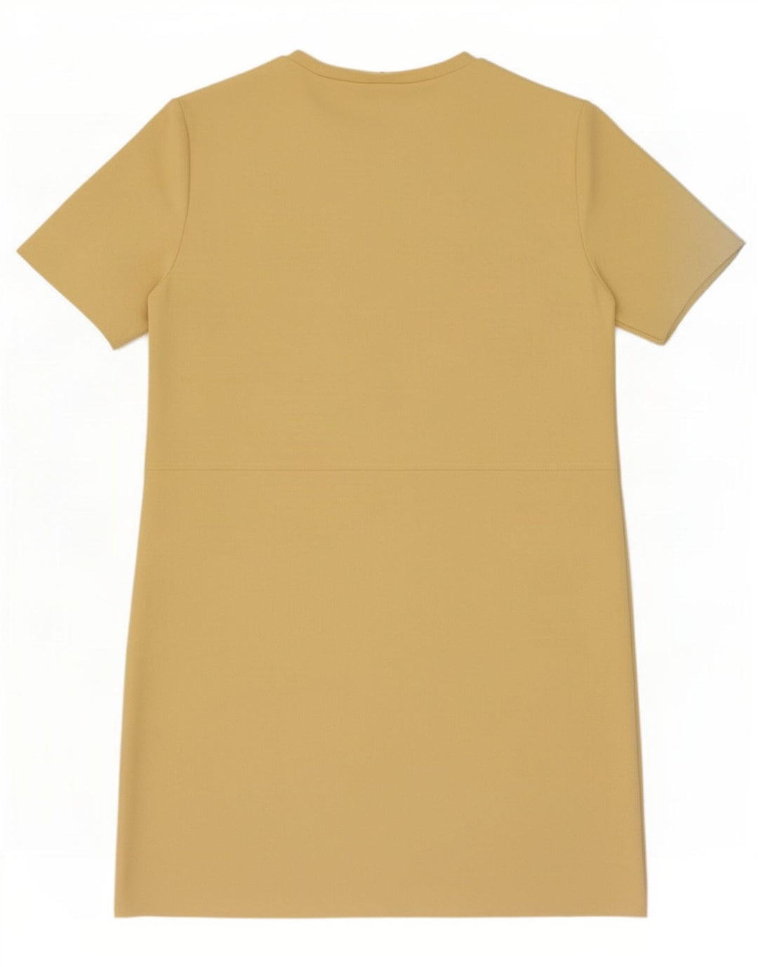 Zara Robe droite pour femme UK 44 Jaune moyen