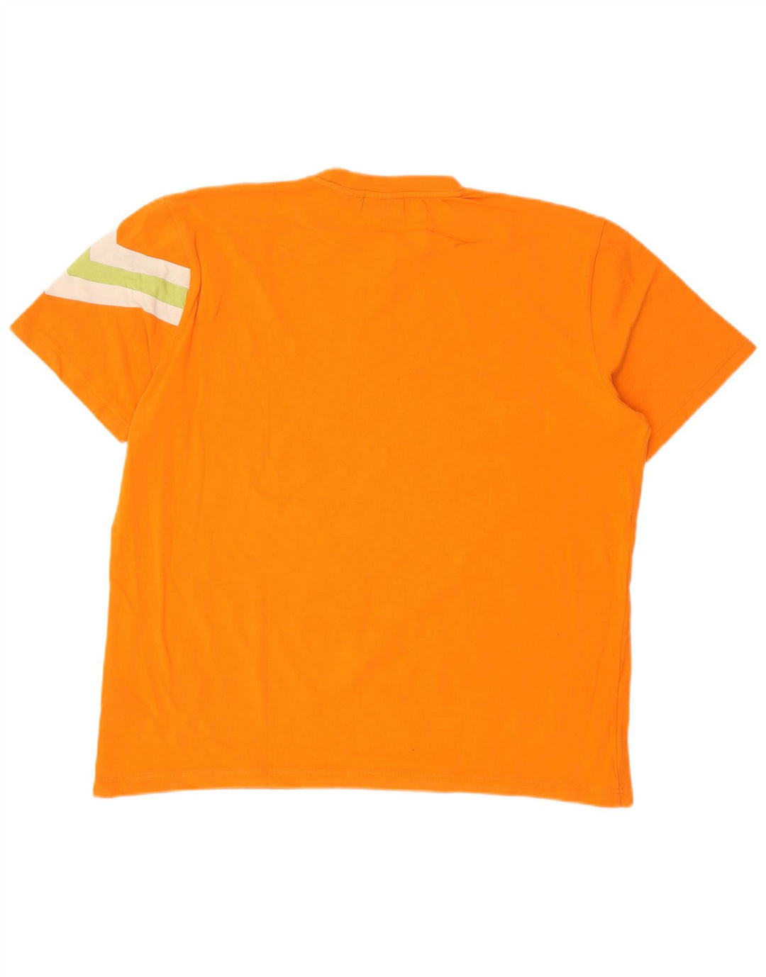 Fila T-Shirt Homme Top XL Orange Colourblock Coton