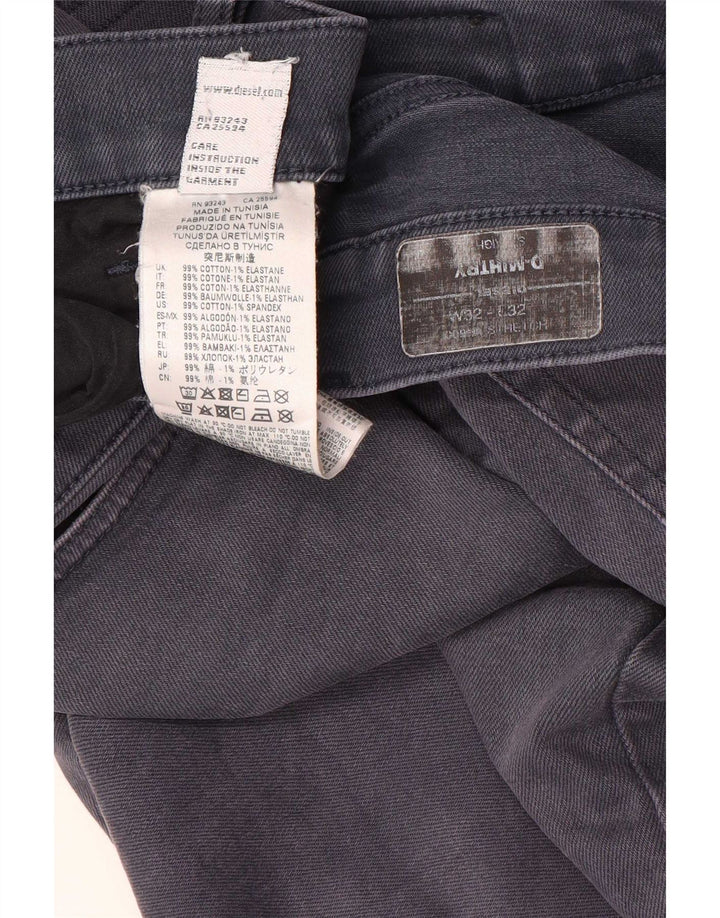 Diesel Jean Droit D-Mihtry W32 L32 Homme Gris Coton