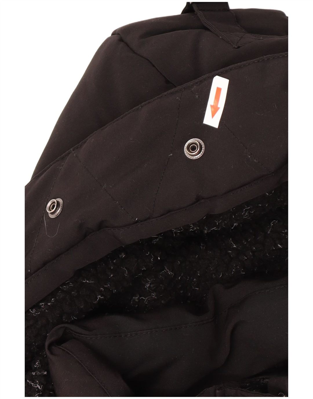 Superdry Veste matelassée à capuche pour femme UK 12 Medium Noir Polyester