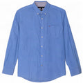 Tommy Hilfiger Chemise coupe classique pour homme en coton à pois bleu grand