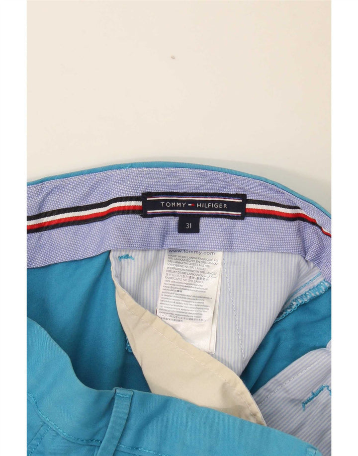 Tommy Hilfiger Short Chino Homme W31 Bleu Moyen Coton