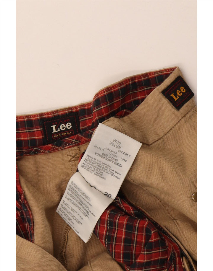 Lee Short Chino Homme W38 XL Coton Beige