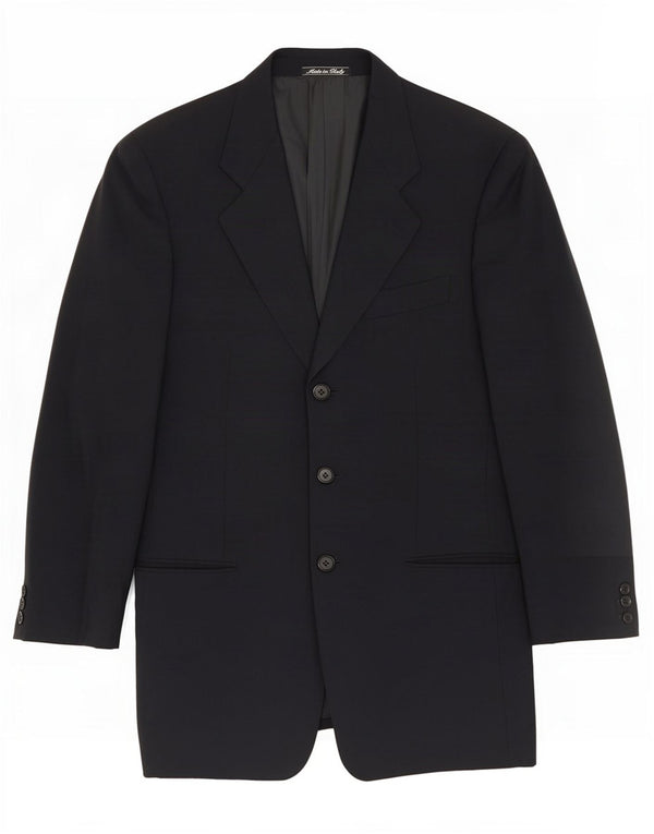 Giorgio Armani Veste Blazer 3 Boutons Homme IT 46 Petit Bleu Marine