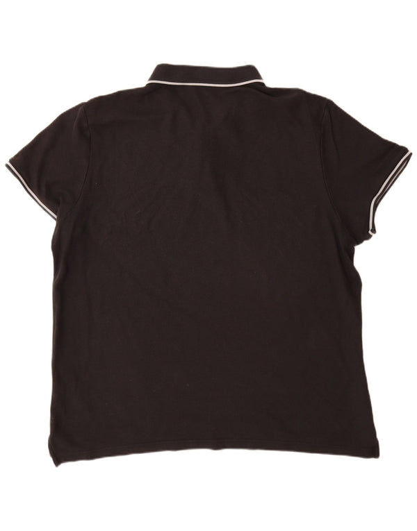 NIKE Polo Homme 2XL Noir Coton