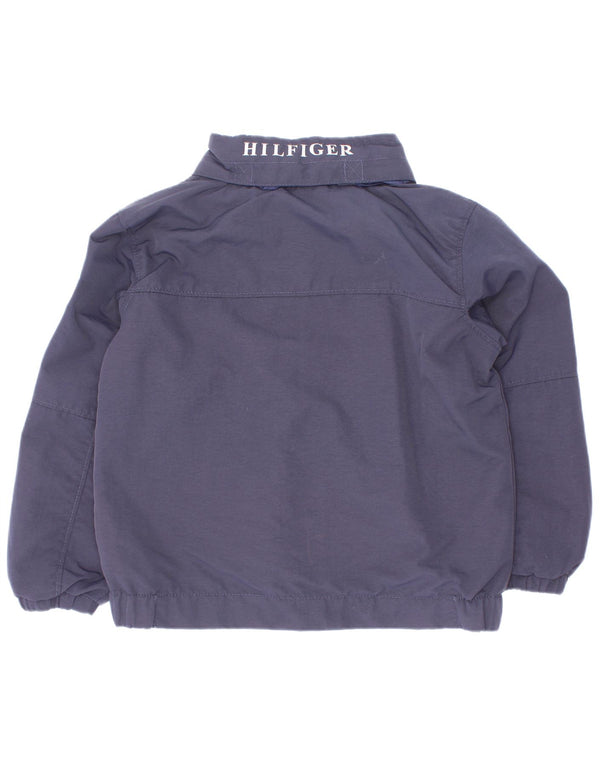 Tommy Hilfiger Blouson Bomber Graphique Garçon 3-4 ans Bleu Marine Polyester