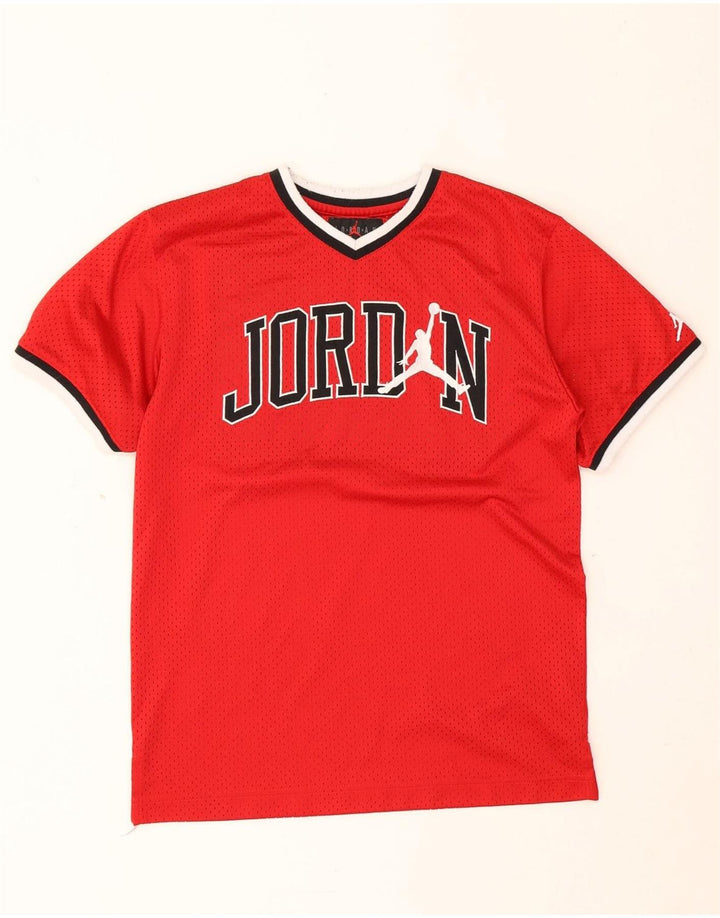 Jordan T-shirt graphique pour garçon 12-13 ans Grand Rouge