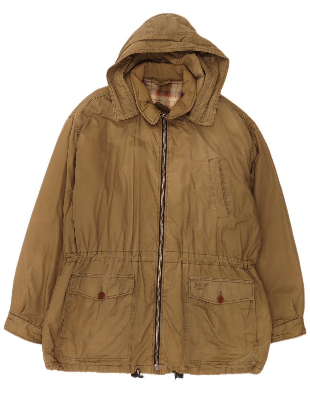 Joop Parka à capuche pour homme IT 54 2XL Kaki Coton