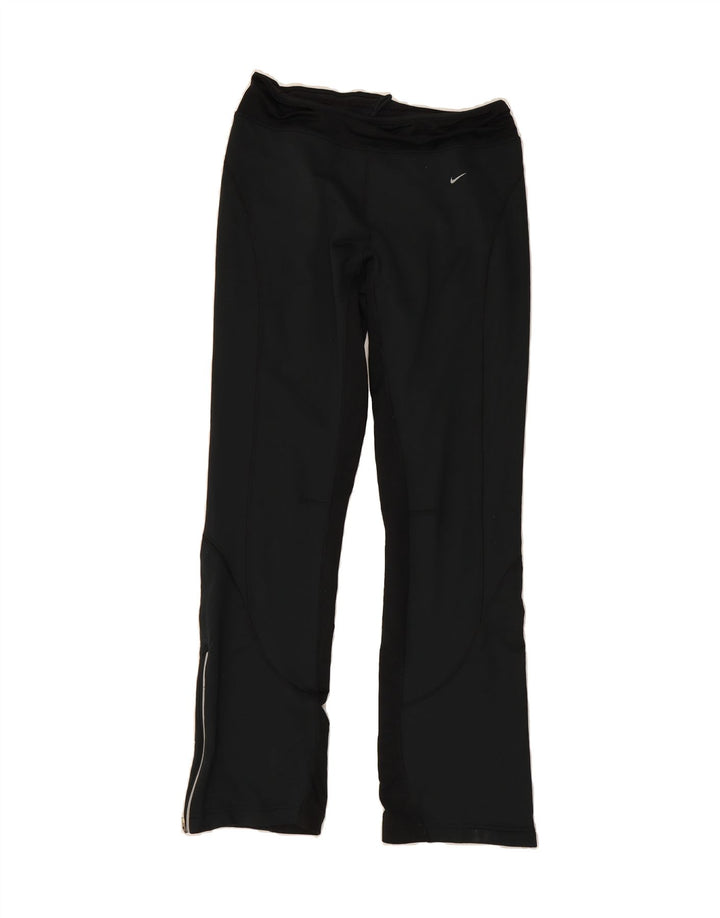 NIKE Womens Tracksuit Trousers UK 12/14 Medium  Black Polyester Vintage Nike and Second-Hand Nike from Messina Hembry 