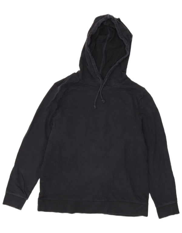 Marks & Spencer Pull à capuche pour femme UK 14 Large Noir Coton