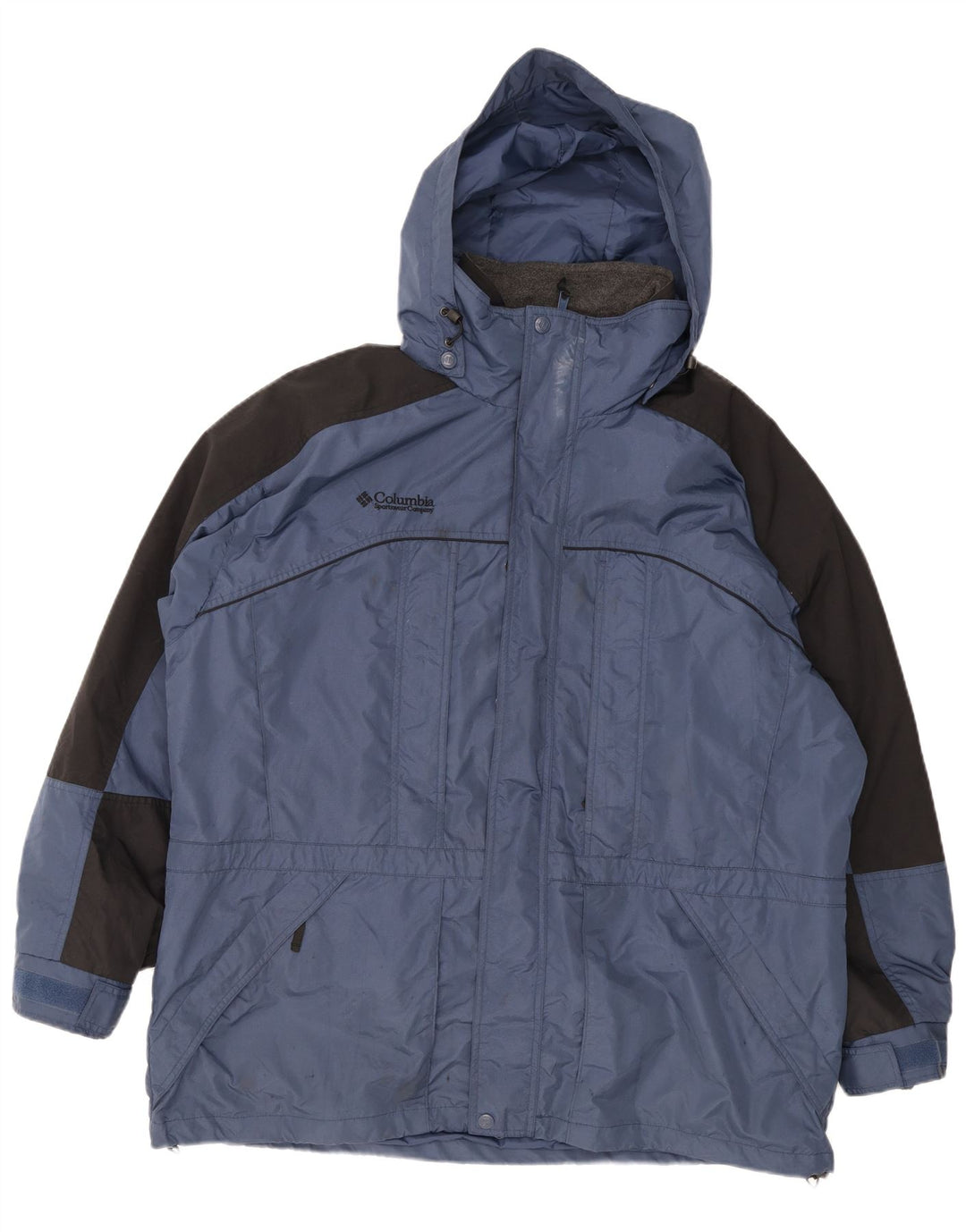 Columbia Veste coupe-vent Interchange pour homme UK 42 XL Bleu Colorblock