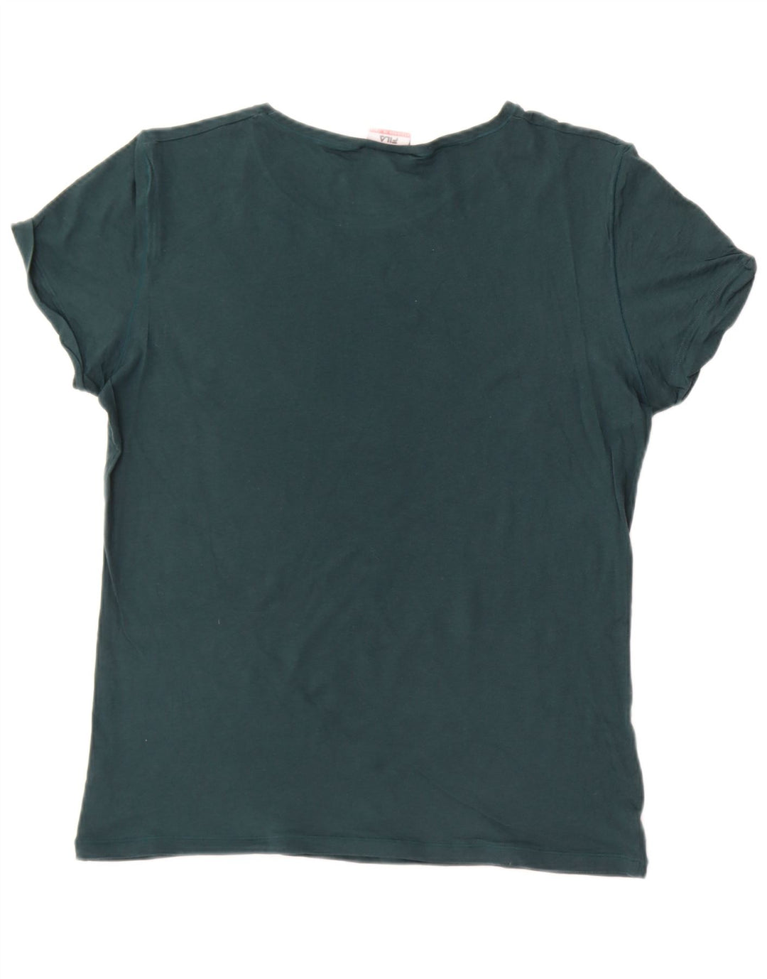 Fila T-Shirt Homme Vert Moyen Coton