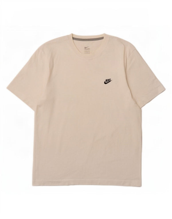 Nike T-shirt pour homme UK 36/38 Petit Blanc Coton