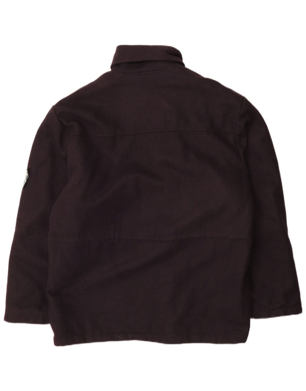 vintage Mens Yachting Coupe-vent Manteau UK 42 XL Bleu Marine