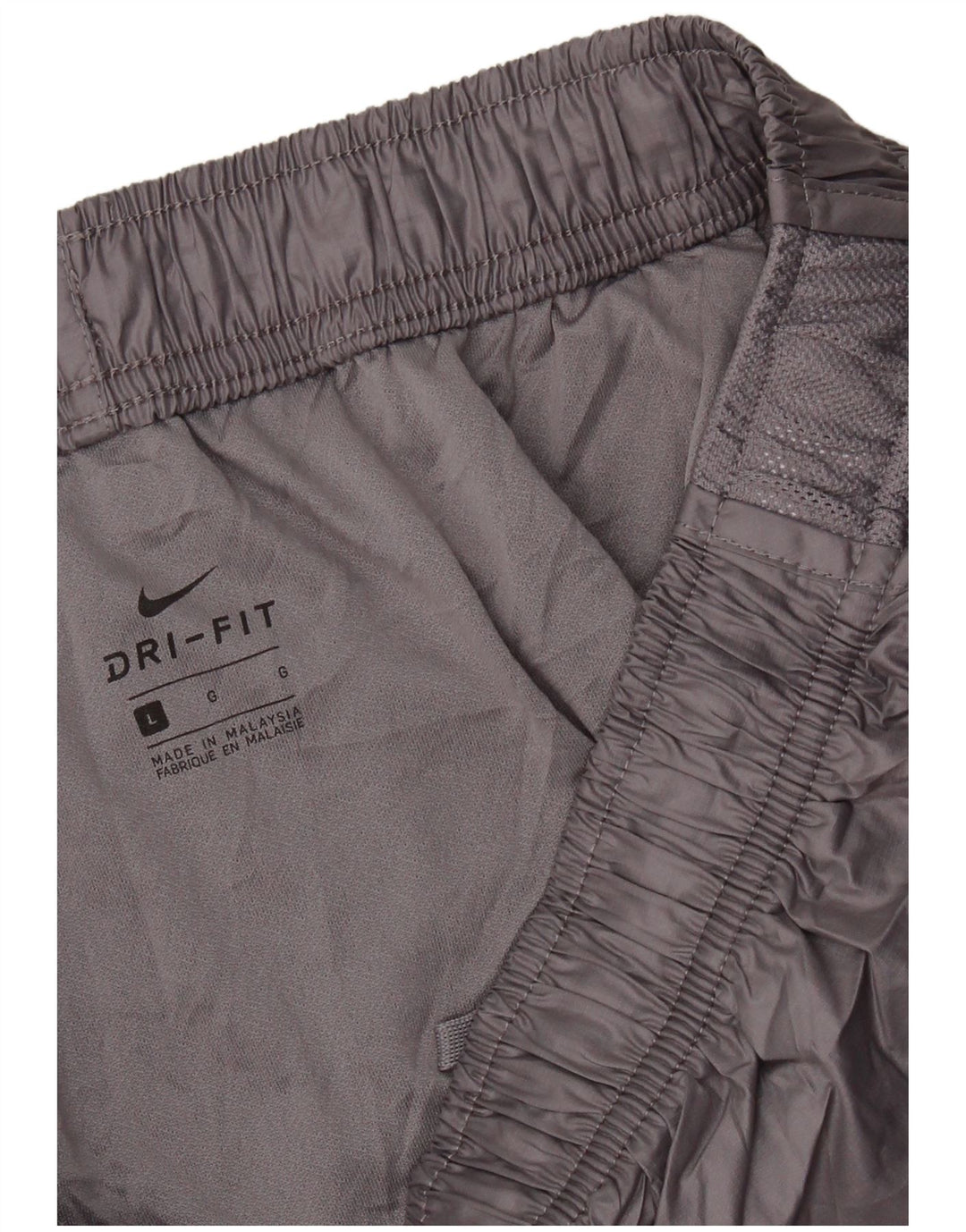 NIKE Short de sport Dri Fit pour femme UK 14 Large Gris