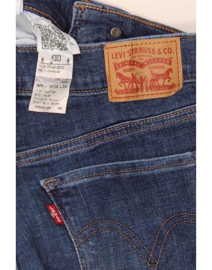 Levi's Jean droit classique femme US 6 Medium W28 L30 Bleu Coton