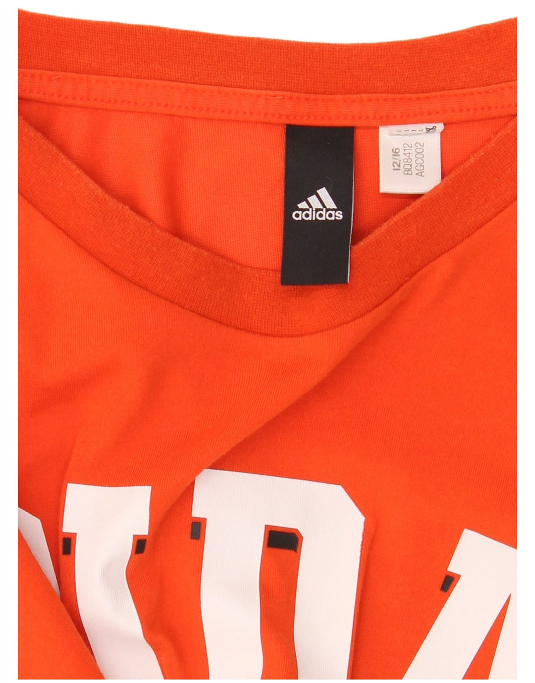 Adidas T-shirt graphique pour hommes, grand, orange