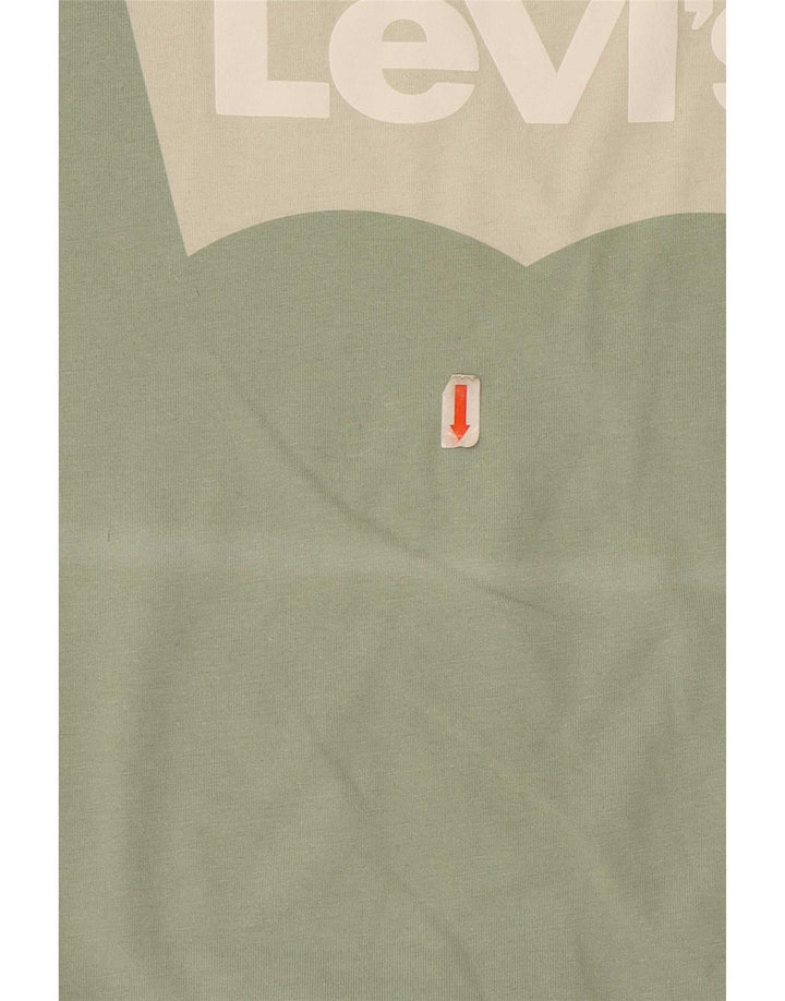 Levi's Tee-Shirt Standard Fit Graphic Homme Vert Moyen Coton