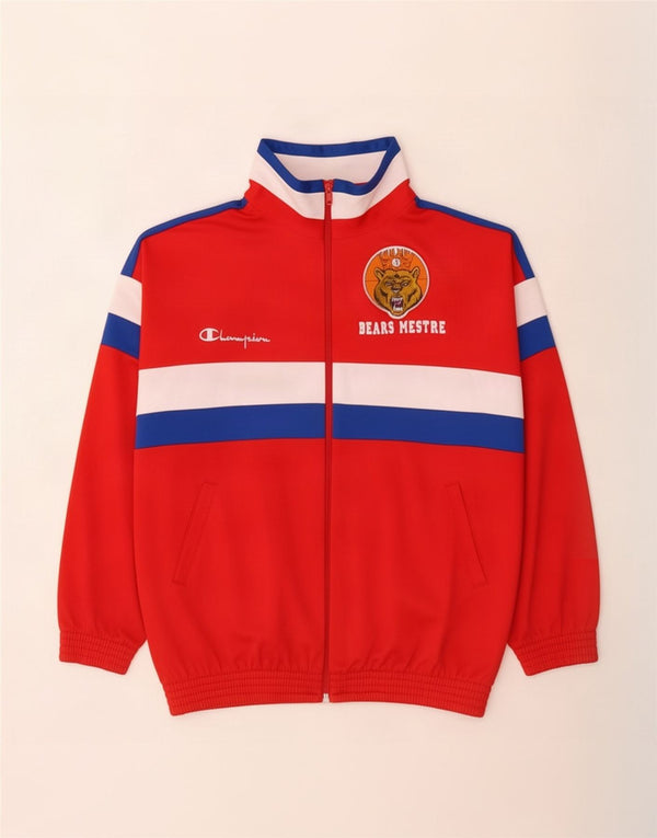Champion Veste de survêtement Bears pour garçon 11-12 ans Large Rouge Colorblock