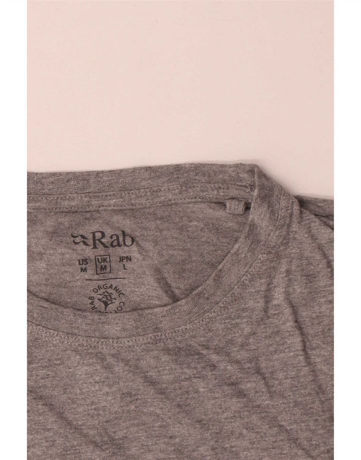 Rab T-Shirt Graphique Homme Gris Moyen