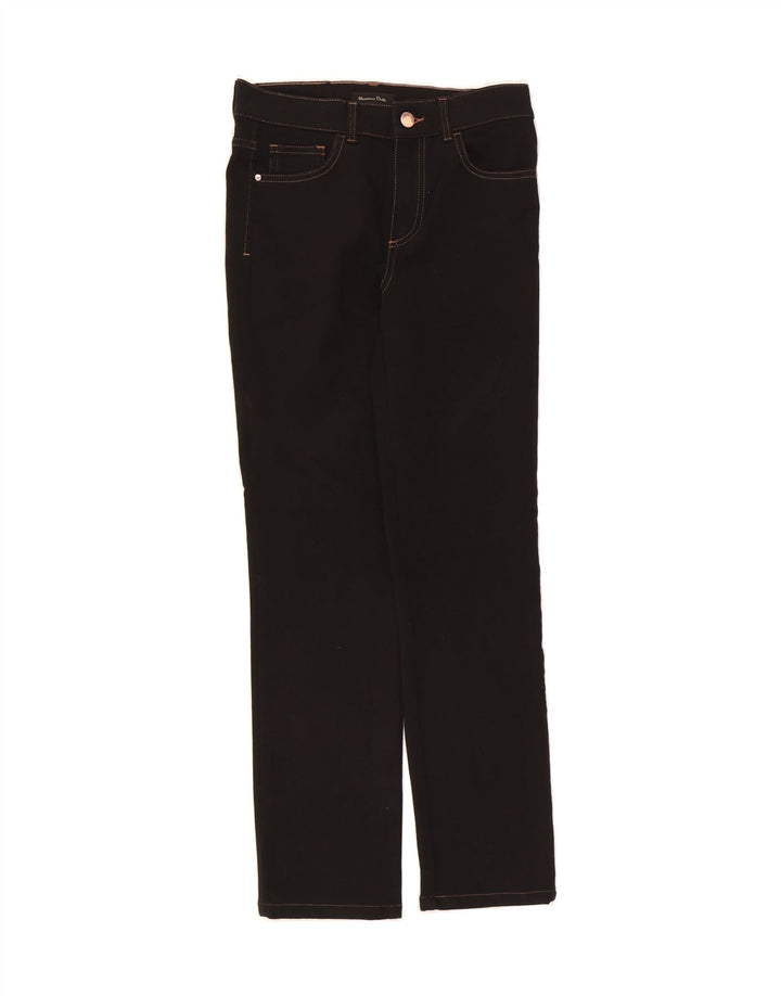 MASSIMO DUTTI Womens Straight Jeans EU 36 XS W26 L27 Black Vintage Massimo Dutti and Second-Hand Massimo Dutti from Messina Hembry 