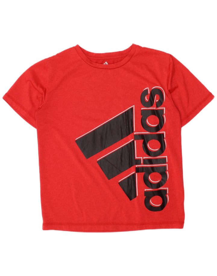 ADIDAS T-shirt graphique pour garçon 7-8 ans Petit Rouge
