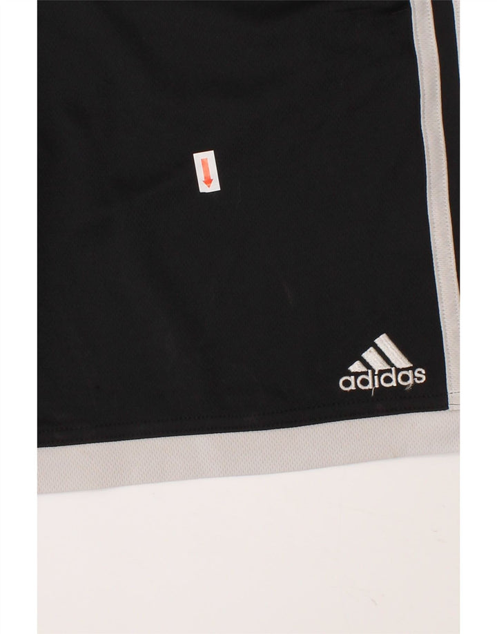 ADIDAS Boys Sport Shorts 10-11 Years Medium  Black Polyester Vintage Adidas and Second-Hand Adidas from Messina Hembry 