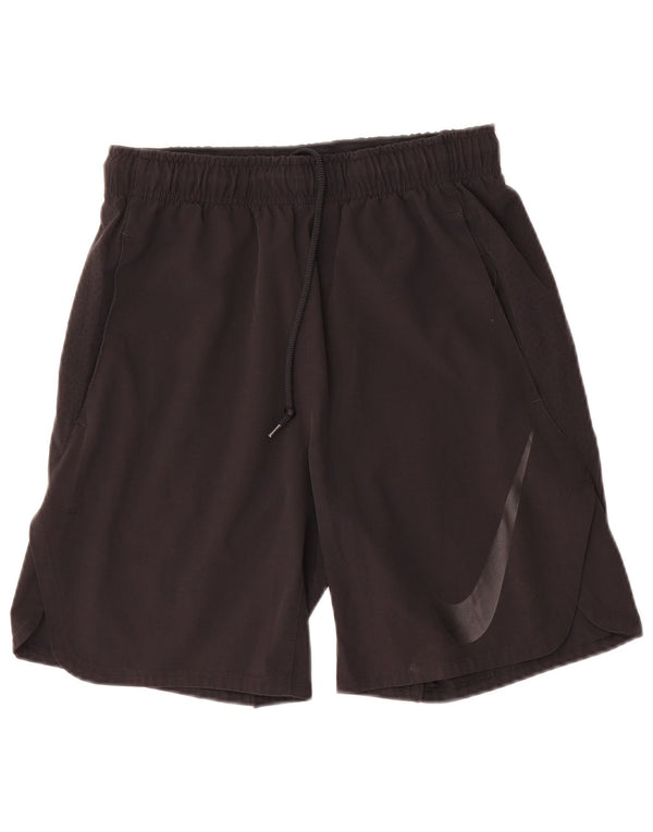 Short de sport Nike Dri Fit Graphic pour hommes, petit, noir, polyester
