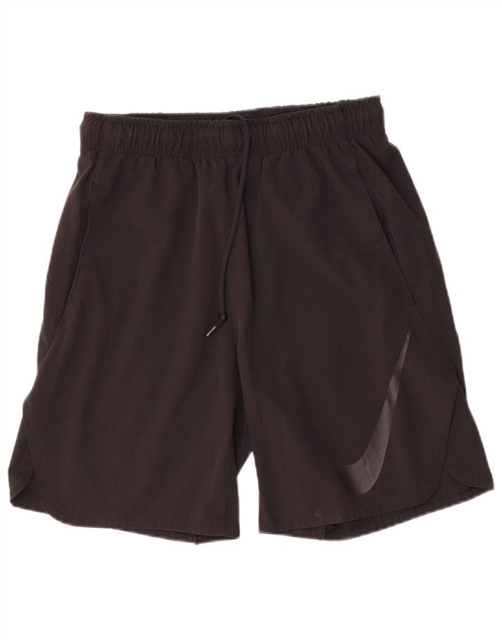 Short de sport Nike Dri Fit Graphic pour hommes, petit, noir, polyester