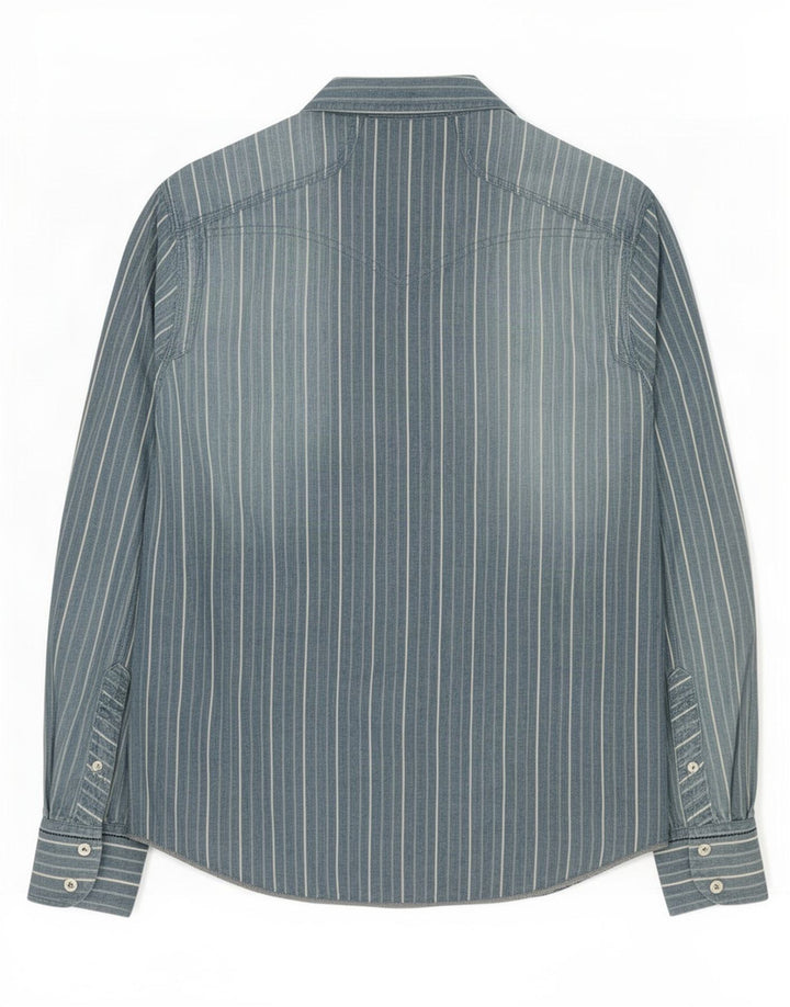 Levi's Chemise Homme Bleu Moyen Rayé Coton