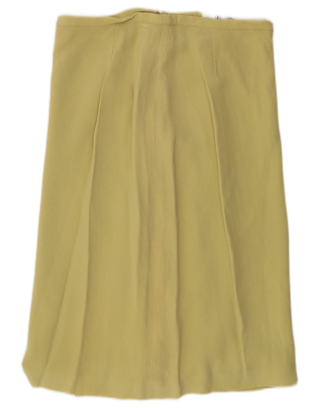 VALENTINO Jupe droite pour femme UK 14 Medium W30 Jaune