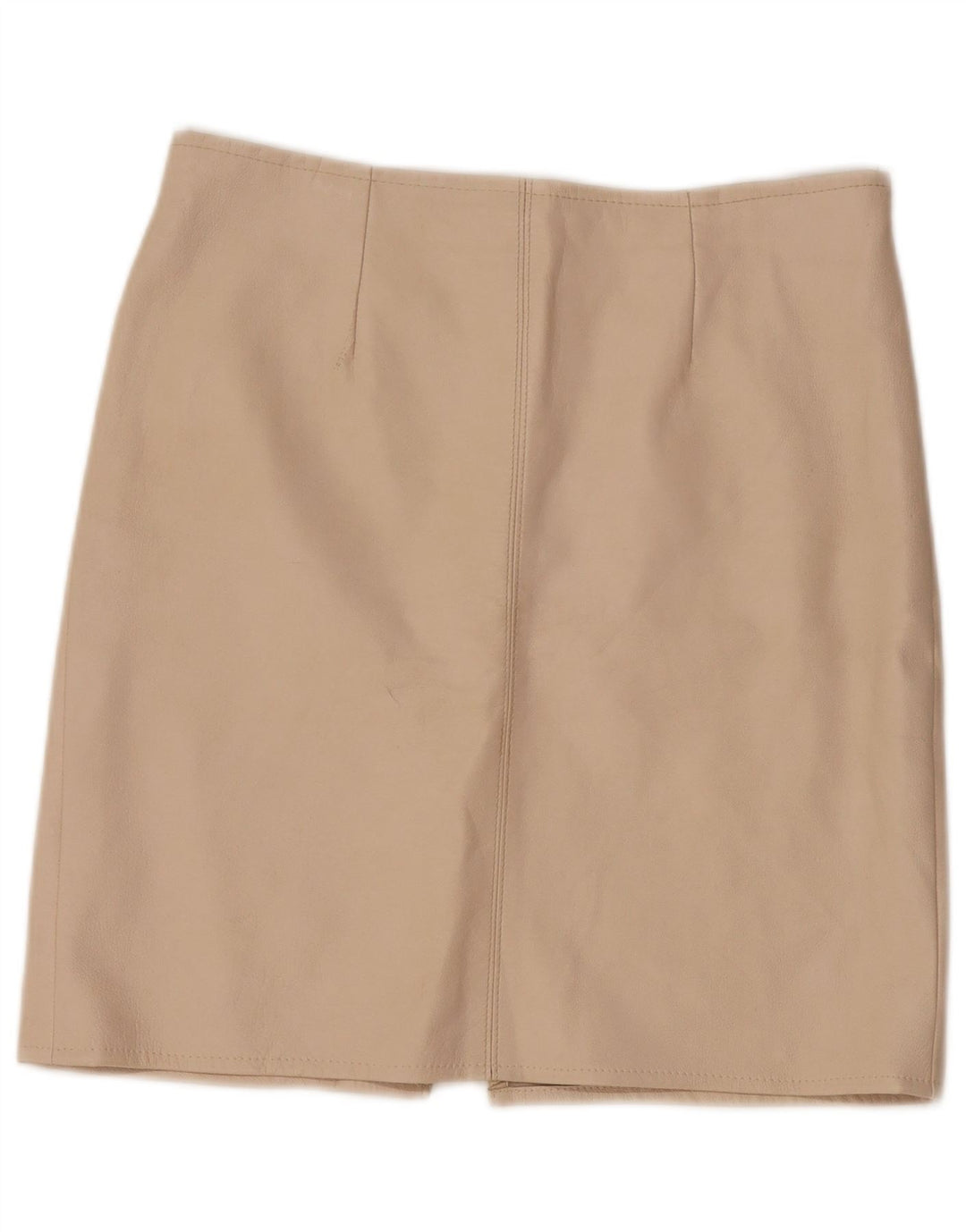 jupe en cuir femme vintage W30 Beige moyen