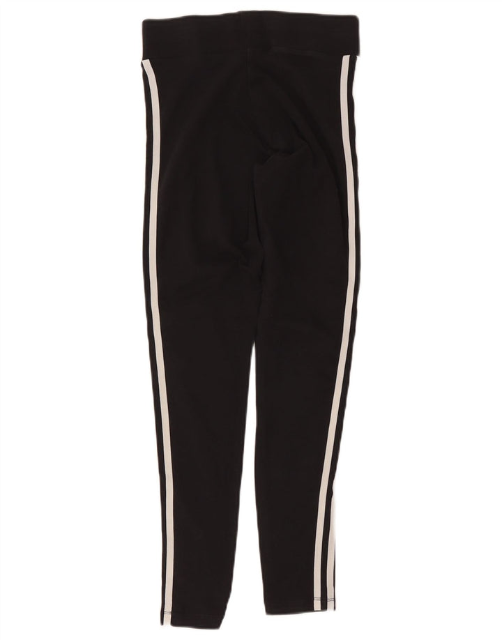 Adidas Leggings Femme UK 10 Petit Coton Noir
