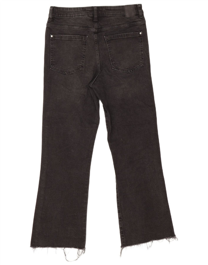 Zara Jean Bootcut Femme EU 40 Moyen W30 L26 Coton Noir