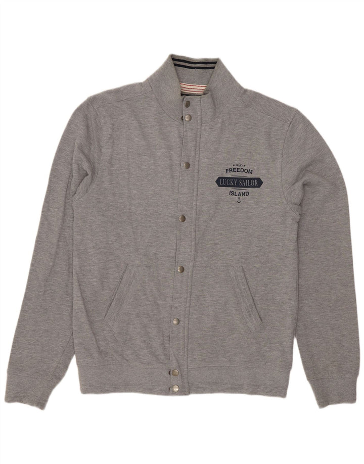 Liu Jo Veste de Survêtement Graphique Homme XL Gris Coton