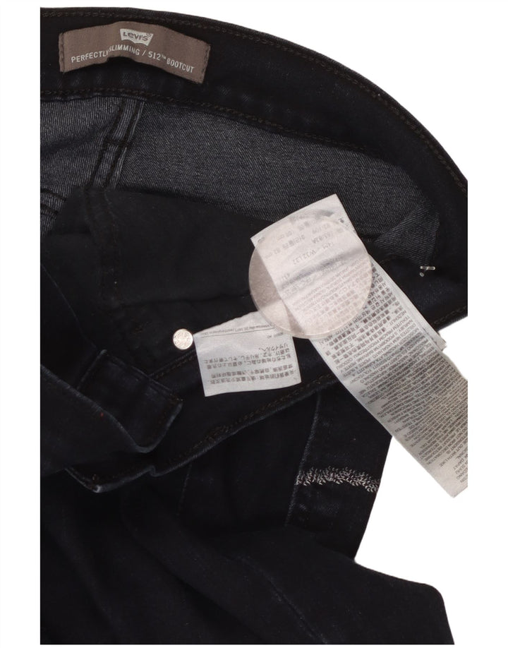 Levi's Jean Bootcut 512 Parfaitement Amincissant Femme W32 L32 Bleu Marine Coton