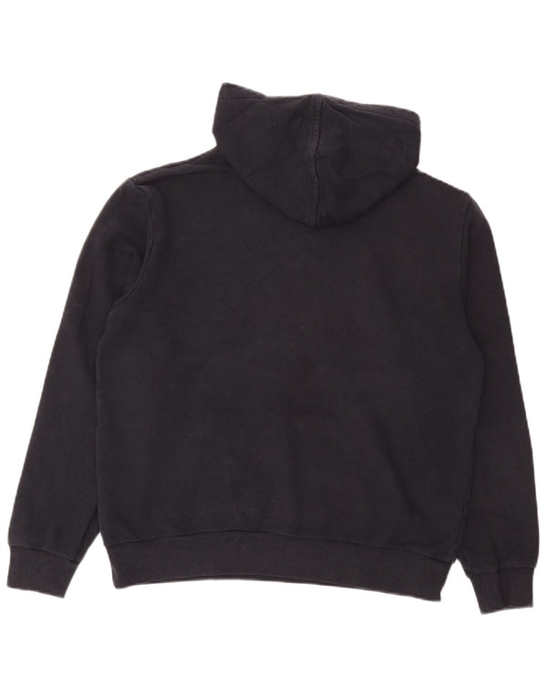 Marks & Spencer Pull à capuche surdimensionné pour femme UK 10 Petit coton bleu marine