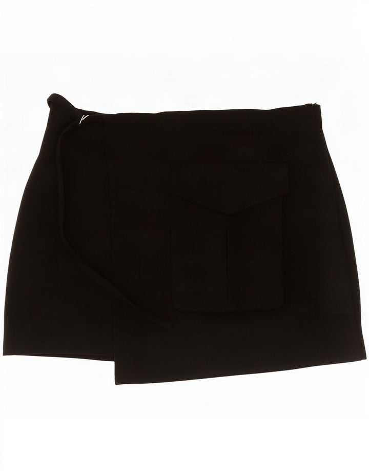 Zara Short décontracté pour femme Large W30 Noir Polyester