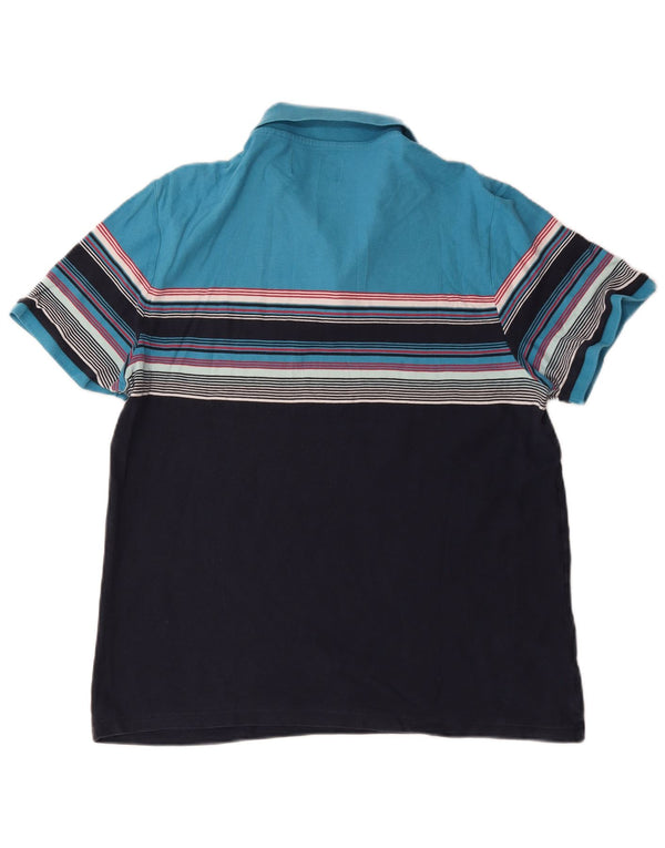 Penguin Polo Homme XL Bleu Marine Colorblock Coton