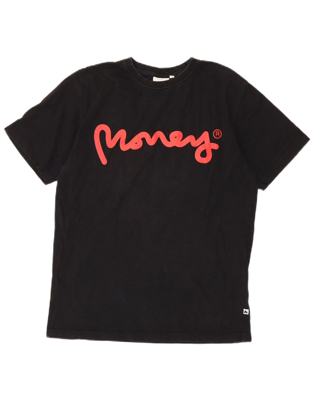 Money T-shirt graphique pour homme en coton noir moyen