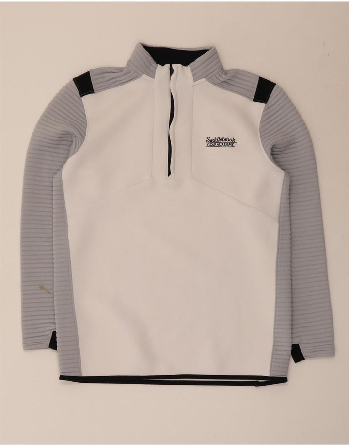 Under Armour Haut de Survêtement Cold Gear Pullover Homme Blanc Medium Colorblock