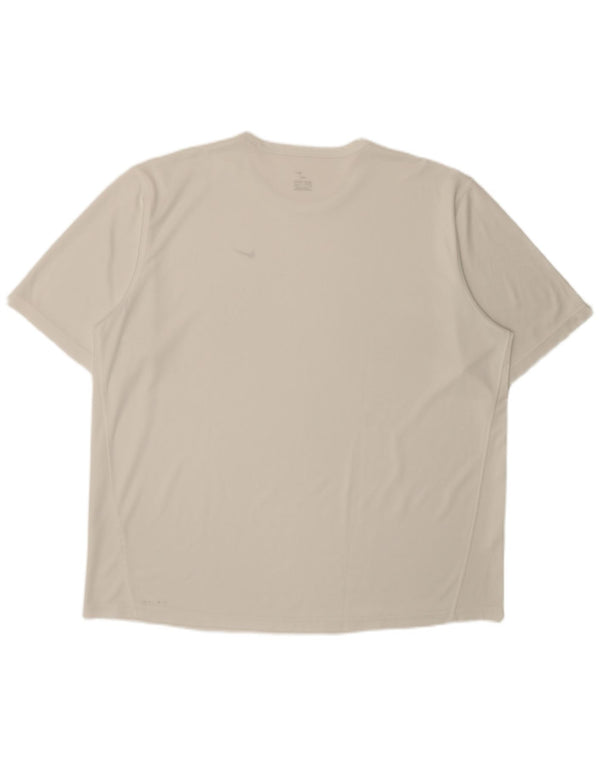 Nike T-shirt Dri Fit pour homme Blanc 2XL