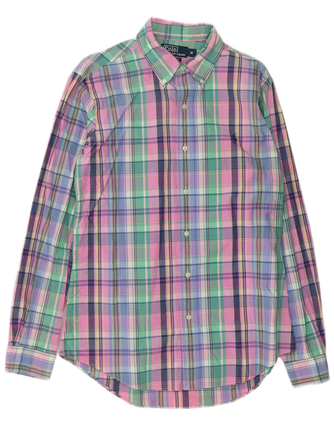 Polo Ralph Lauren Chemise sur mesure pour homme en coton à carreaux multicolore moyen