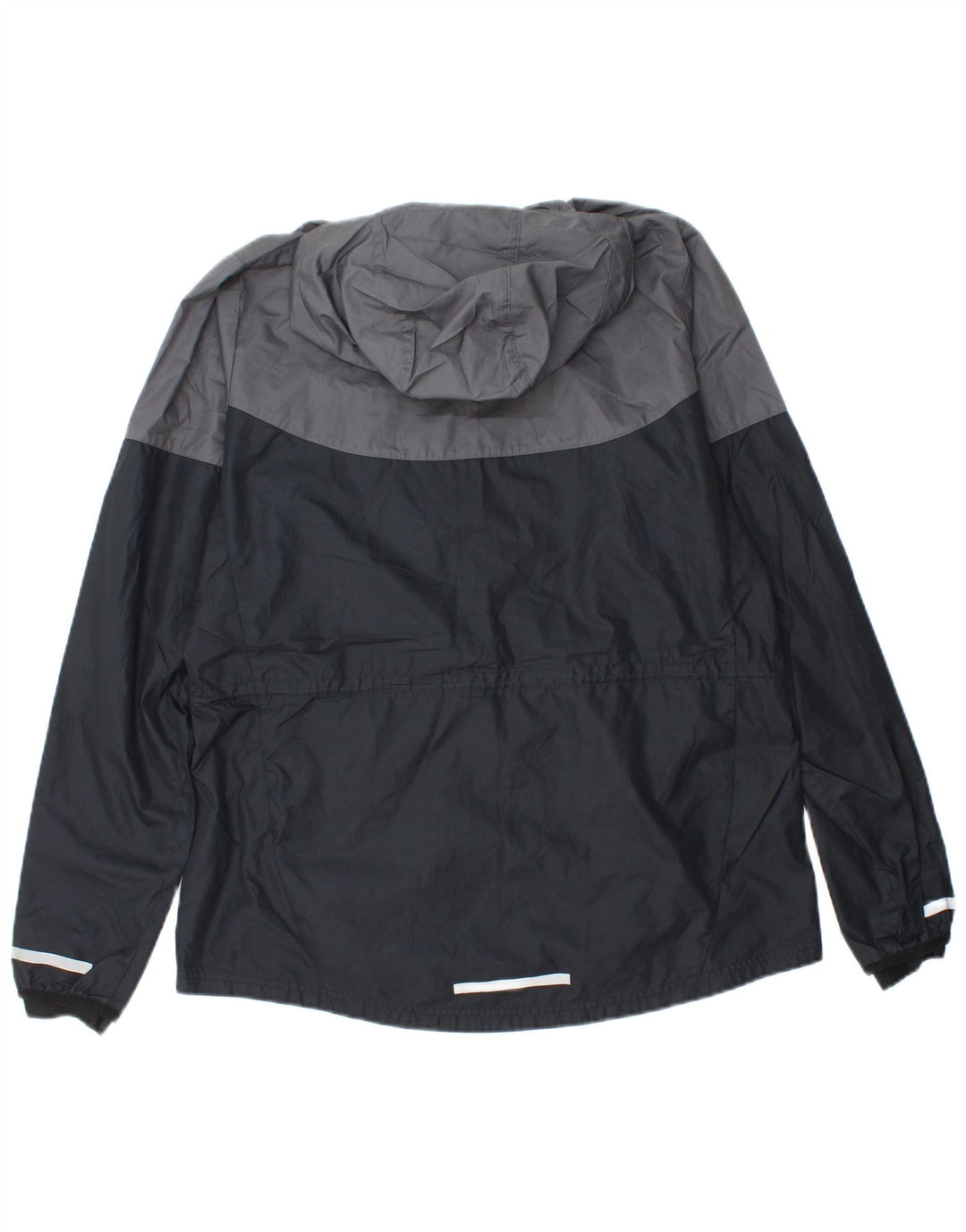 NIKE Veste de pluie à capuche pour homme UK 40 Large Noir Colourblock Polyester