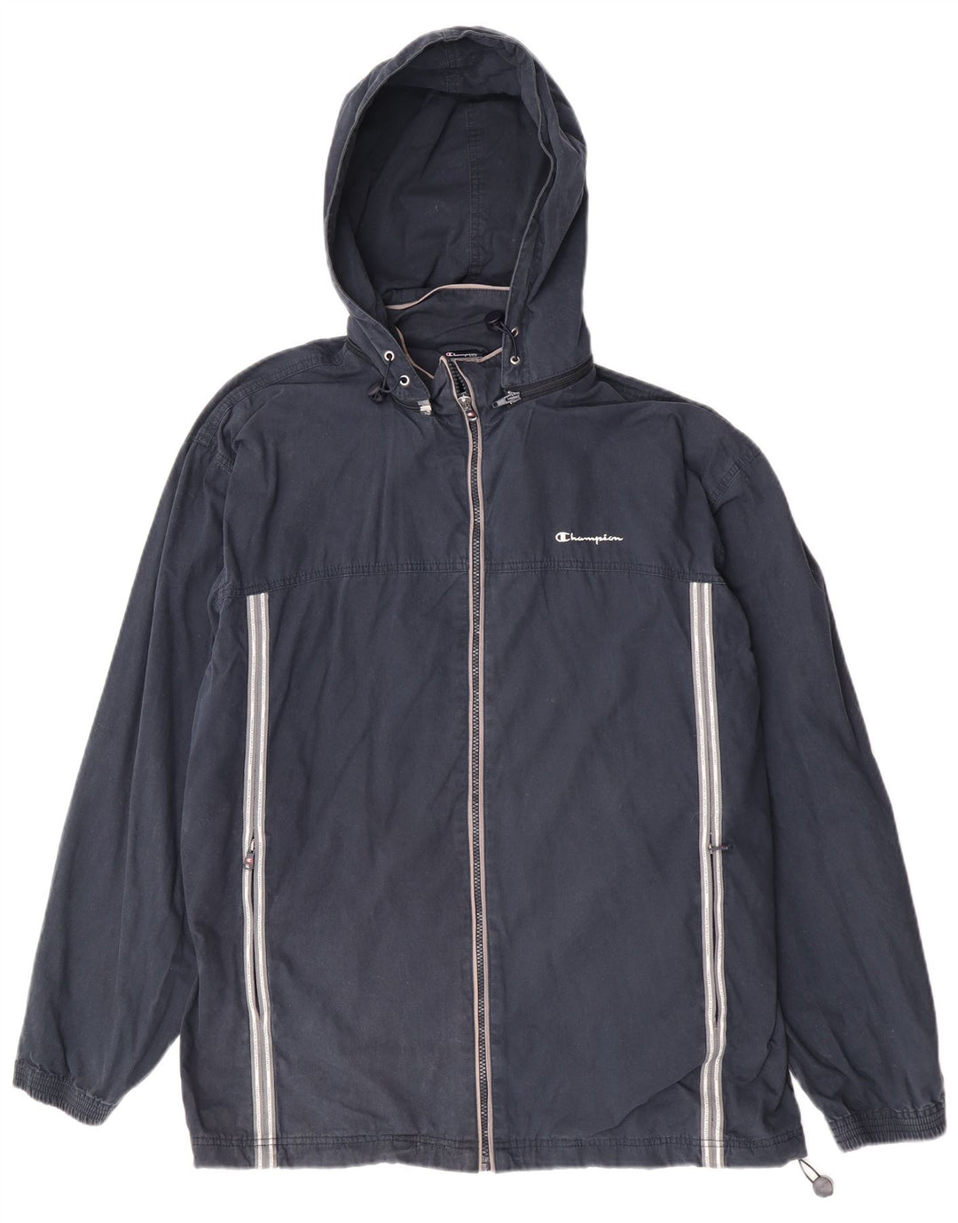 Champion Veste de pluie à capuche pour homme UK 44 2XL Bleu marine