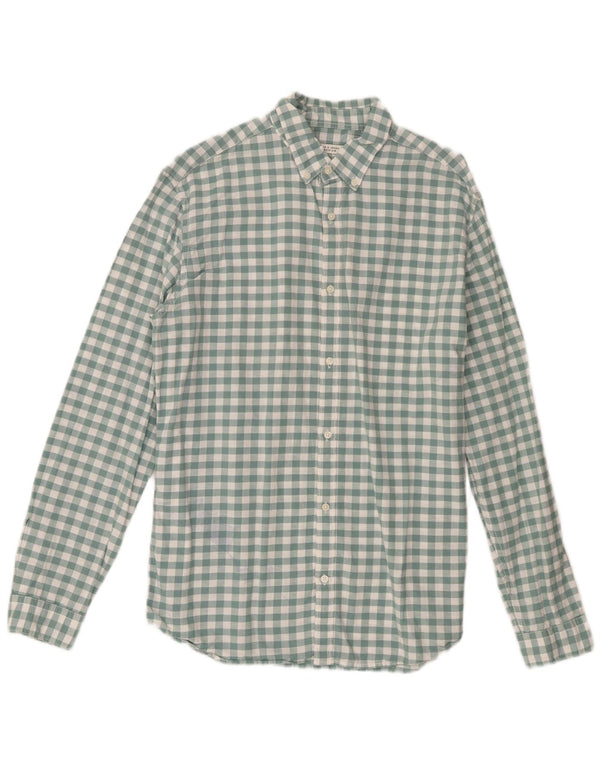 Jack & Jones Chemise Homme Taille 42 Grand Coton Vichy Vert