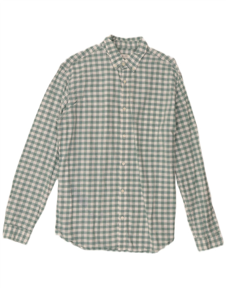 Jack & Jones Chemise Homme Taille 42 Grand Coton Vichy Vert